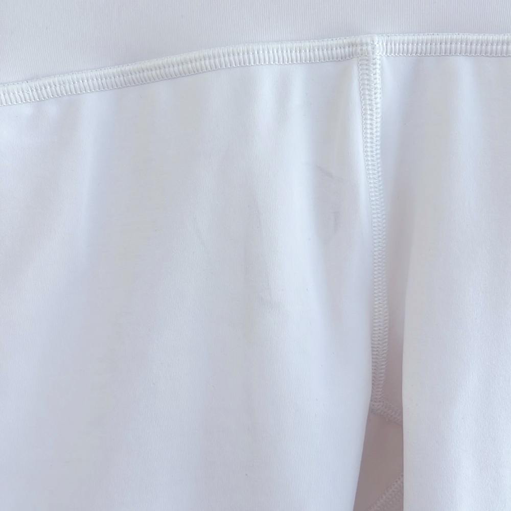Lululemon Train Times High Waist / White / Luxtreme Mesh Leggings - Picture 3 of 8